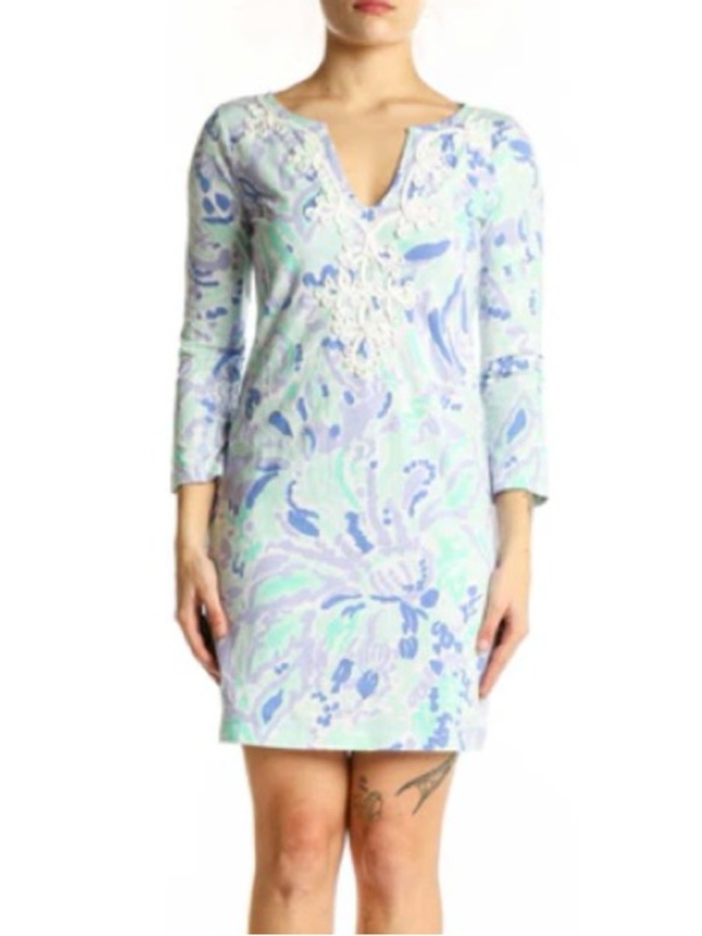 Lilly Pulitzer Marina Dress in Lilac Nice Ink
